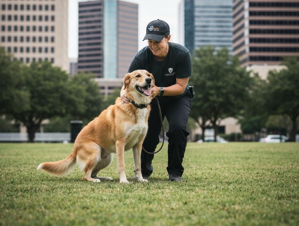 Dog Training In Fort Worth in a park